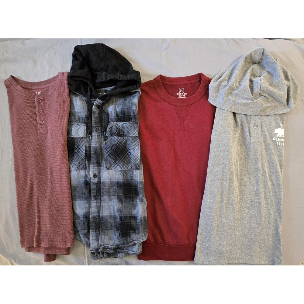 Mixed Brands Sweatshirt Hoodie Lot Mens Small George Old Navy No Boundaries